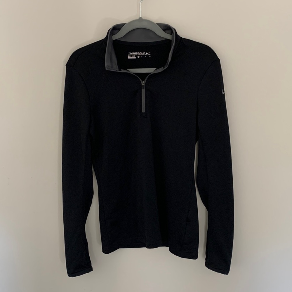 Black Nike Golf Quarter Zip